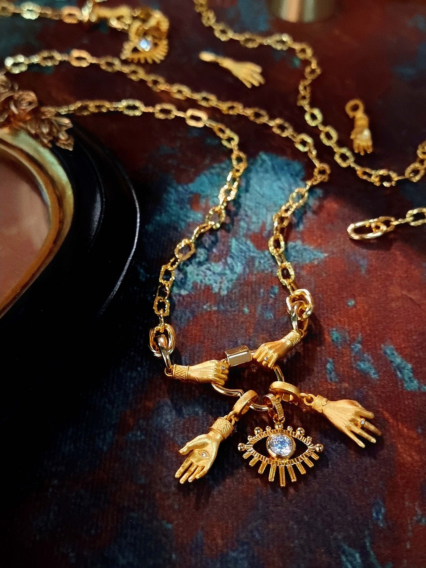 God Eye Pendant Necklace