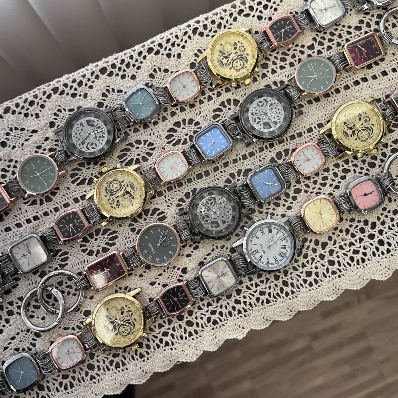 Little Moses Watch Dial Pendant Bag, DIY Vintage Watch Dial Bag with Strap