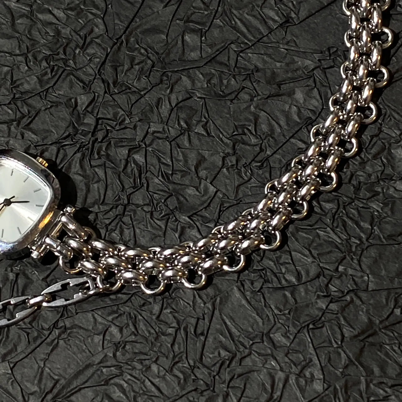 Watch Necklace Pointed Cone Punk Versatile Titanium Steel Choker