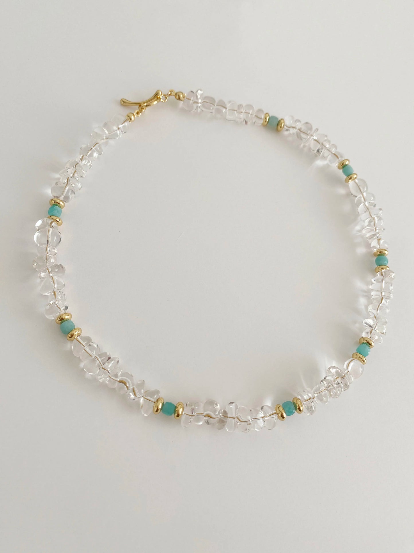 Seaside Kafka Agate Necklace – Bohemian Natural Stone Elegance Handmake Necklace