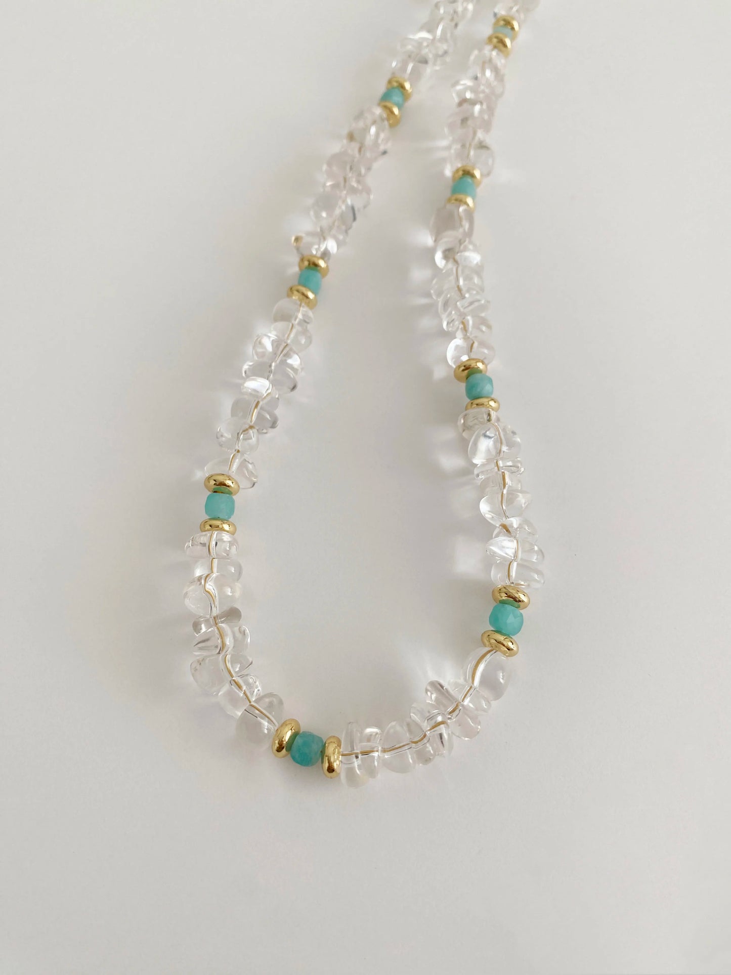 Seaside Kafka Agate Necklace – Bohemian Natural Stone Elegance Handmake Necklace