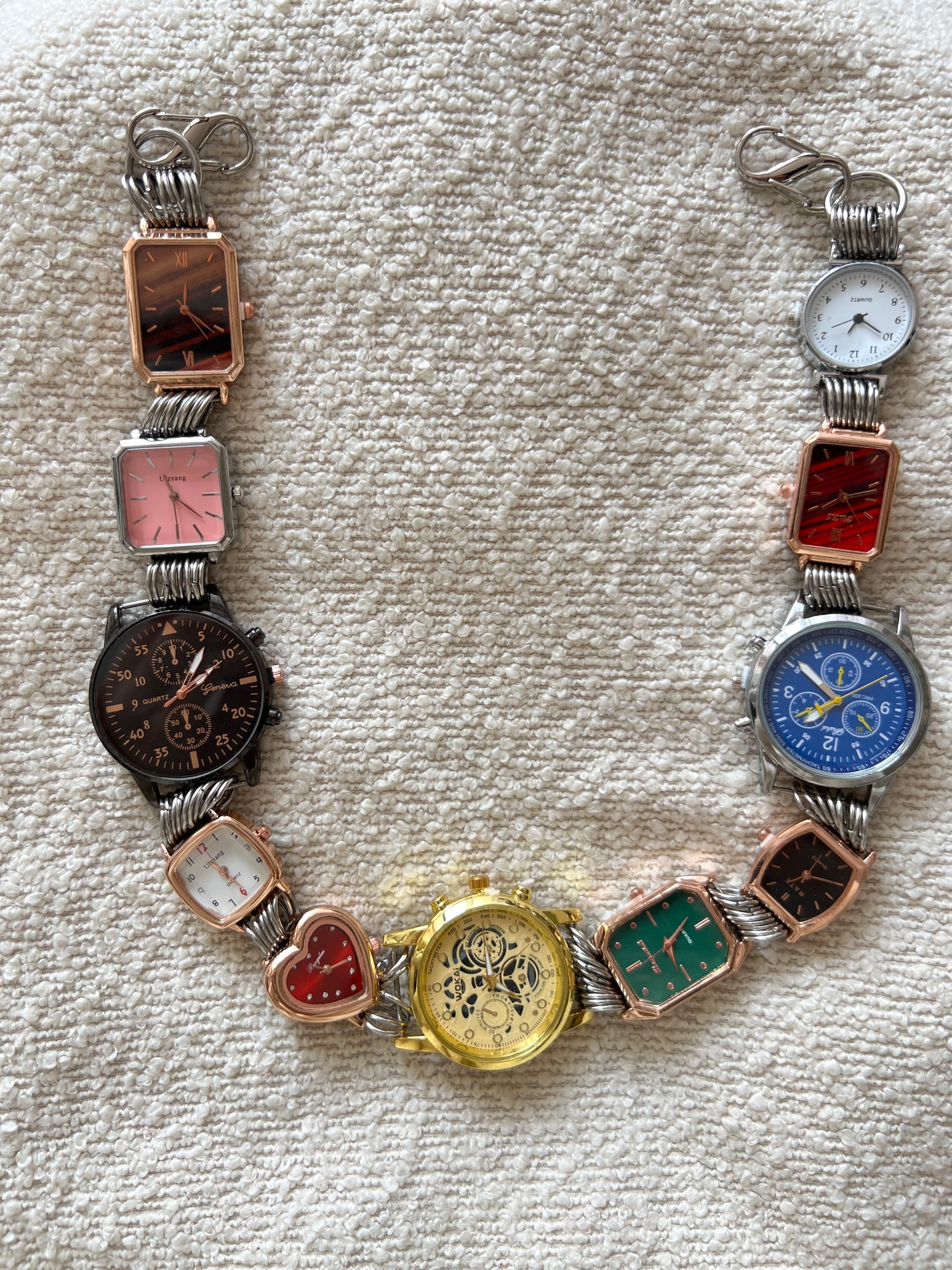 Cyberpunk Retro Multicolor 11 Watch Bag Strap