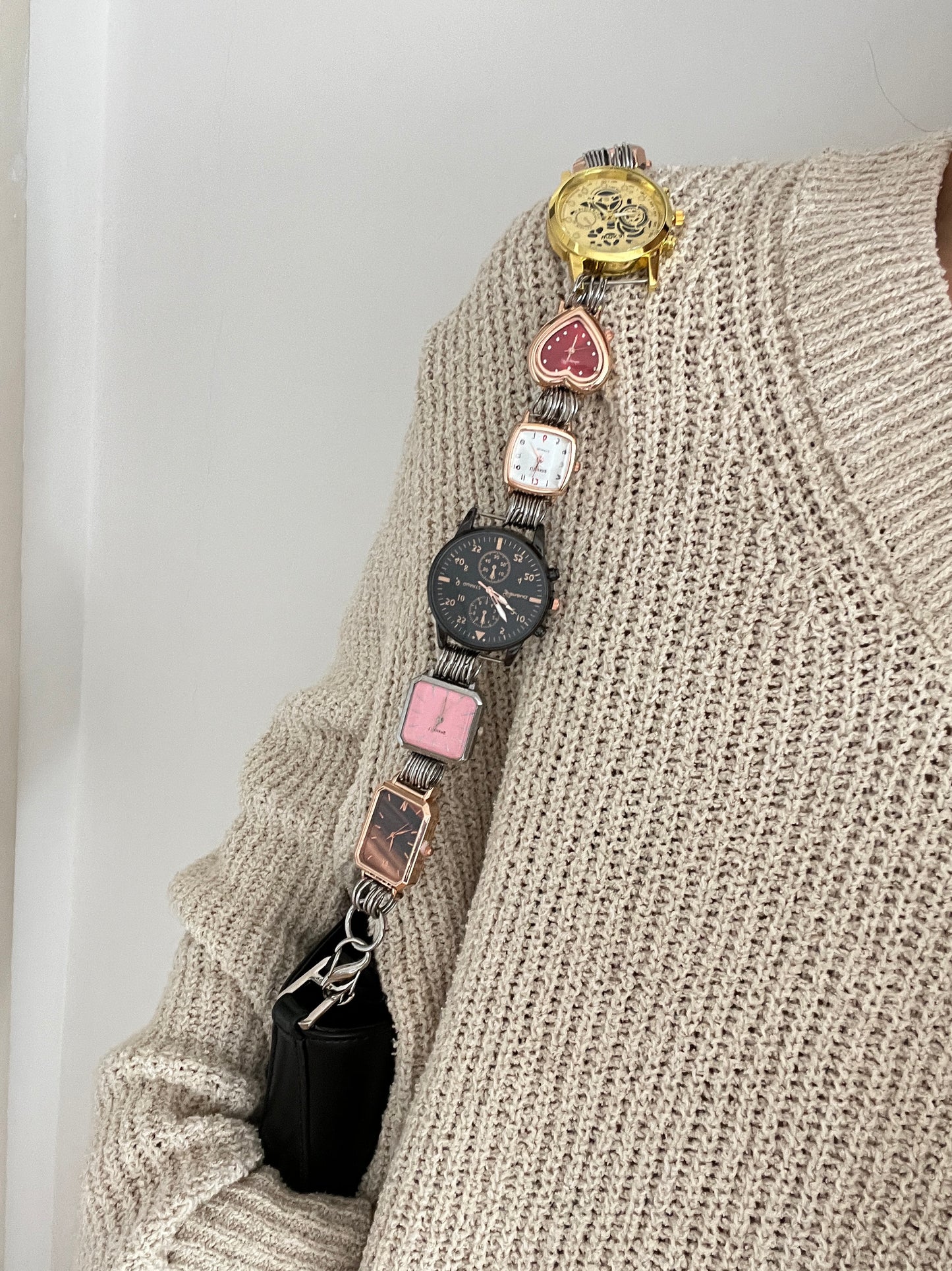 Cyberpunk Retro Multicolor 11 Watch Bag Strap