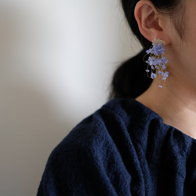 MoJone Handmade Original Bead Fringe Colorful Earrings and Clips for Female