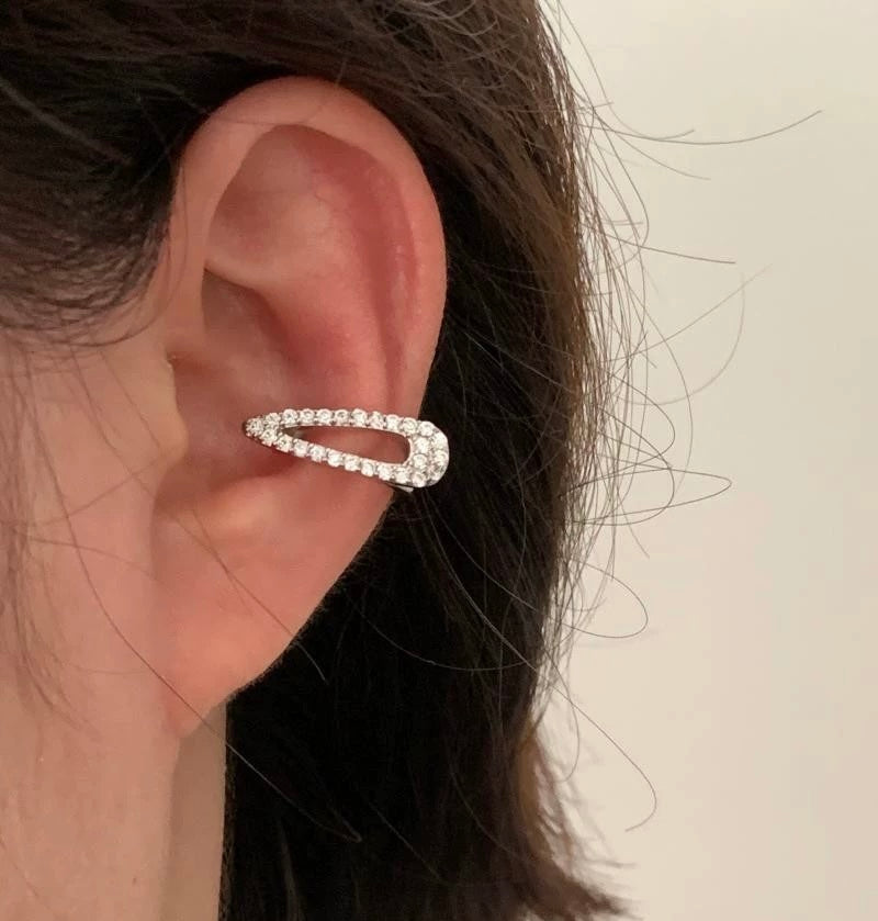 Minimalist Non-Piercing Ear Cuff – Chic Cartilage Clip-On Earring for a Cool and Effortless Look