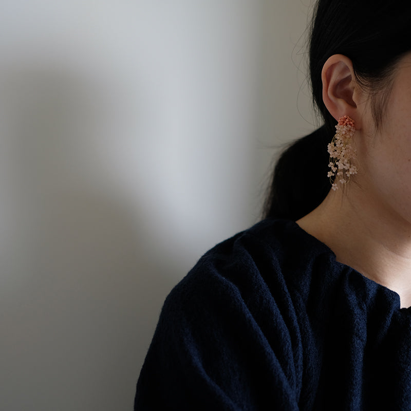 MoJone Handmade Original Bead Fringe Colorful Earrings and Clips for Female