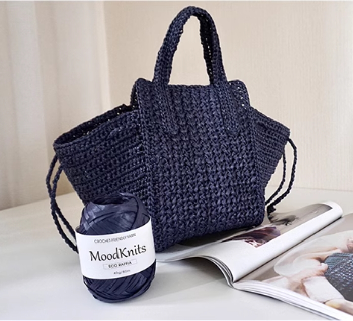 DIY Crochet Handbag Making Kit Lafite grass thread mini hammock bag handbag Lafite handbag DIY non finished product