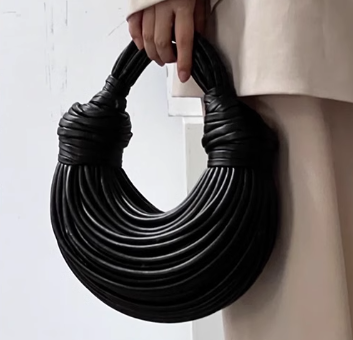 Noodles Bag Bread Women's Clutch Top Handle Satchel Shoulder Crossbody Creative Noodles Purses Underarm Bag Handbag