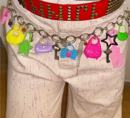 Cyber Punk Vintage Chunky Metal Waist Chain, Trendy Jewelry, Y2KAccessories, Perfect Unique Handmade Gift