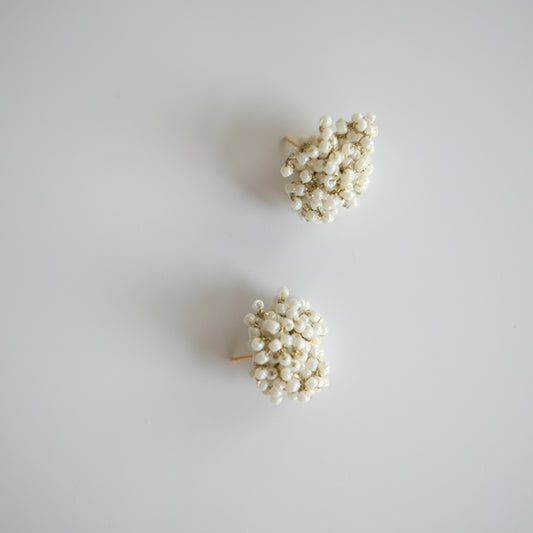 MoJone Handmade Original  Vintage Bead Sterling Green Earrings for Female