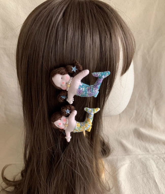 Adorable Mermaid Hair Clip,Unique Design,Girly Style Clip. Interesting accessories.