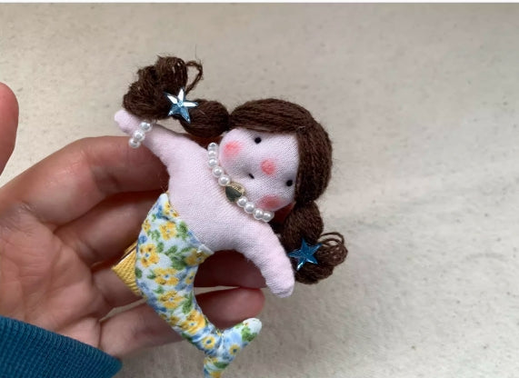 Adorable Mermaid Hair Clip,Unique Design,Girly Style Clip. Interesting accessories.