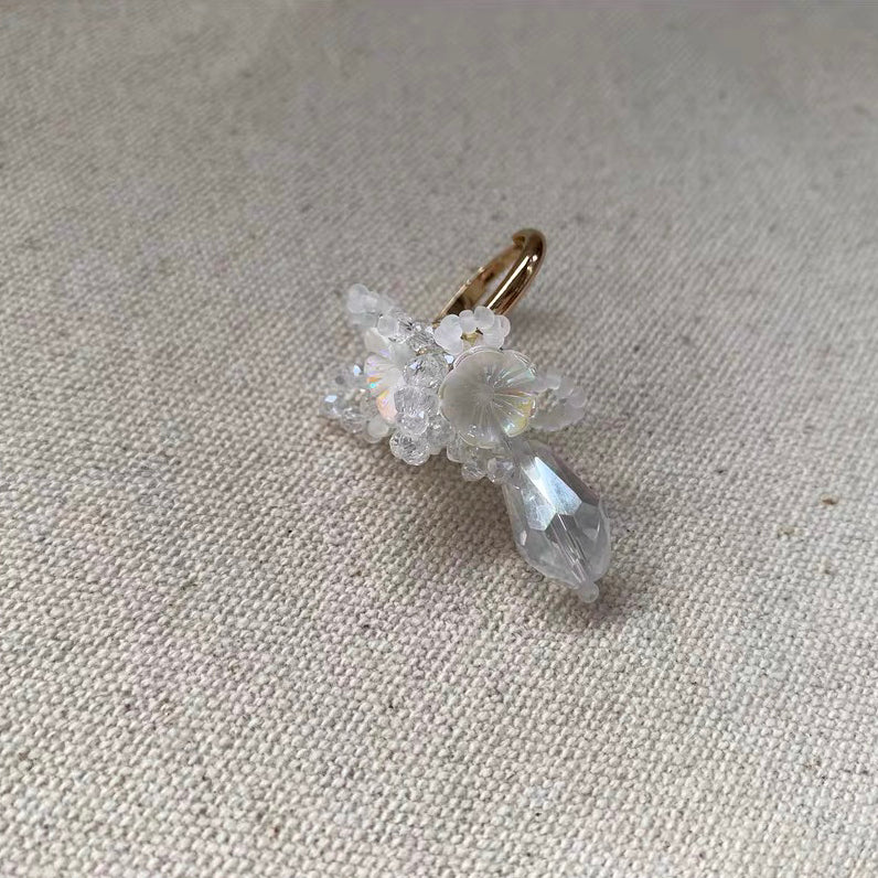 Flower Balls Ring Handmade Colorful Bead Drop Cute Femine Floral Trendy Finger Rings