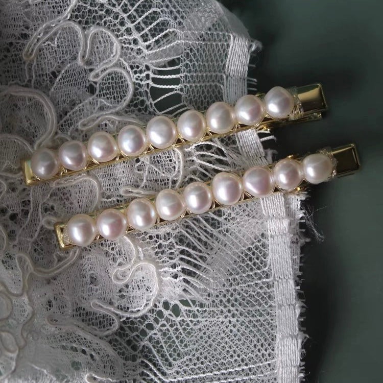 Pearl Beaded Hairpin Clips Barrette Hair Wear for Women Girls Fashion Hair Accessories