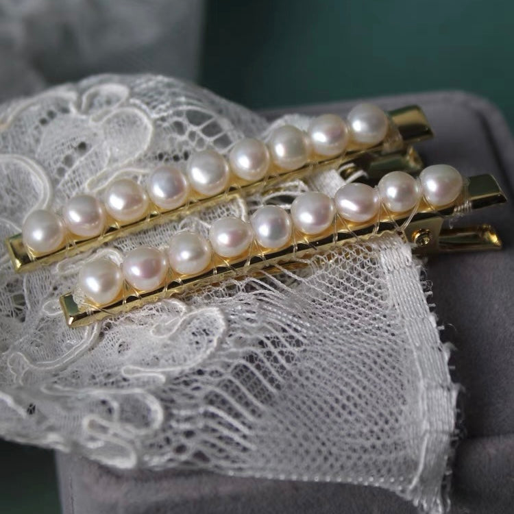 Pearl Beaded Hairpin Clips Barrette Hair Wear for Women Girls Fashion Hair Accessories