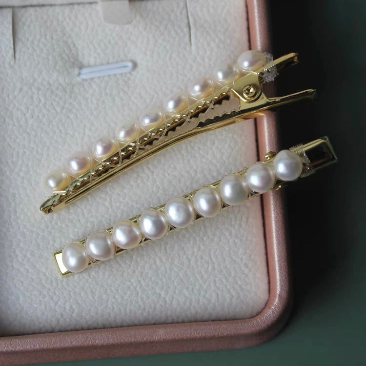 Pearl Beaded Hairpin Clips Barrette Hair Wear for Women Girls Fashion Hair Accessories