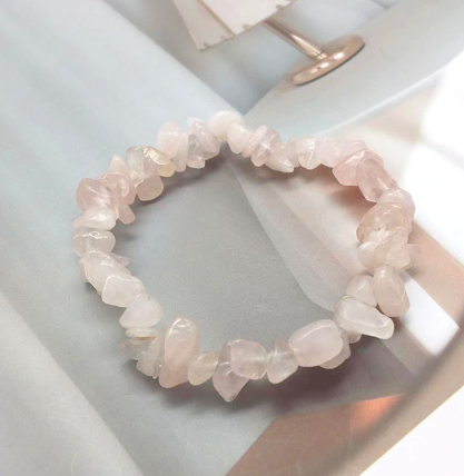 Women Natural Gemstone Bracelets Colorful Gravel Bead Bracelets Irregular Chips Beads Bracelet Reiki Stretch Beaded Bracelets Jewelry Gifts