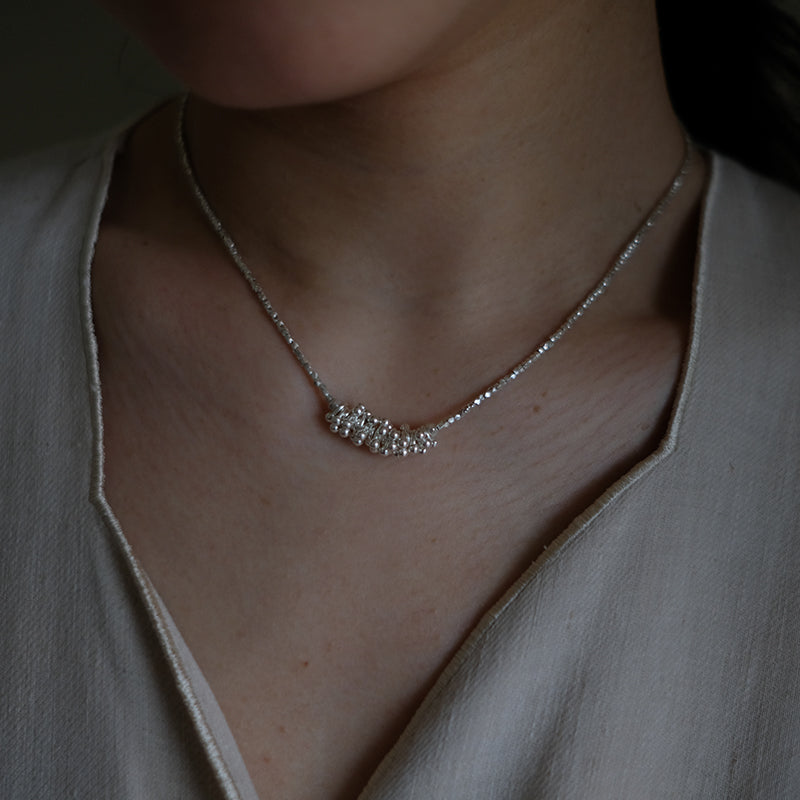 MoJone Handmade Original Sterling Silver Choker Necklace