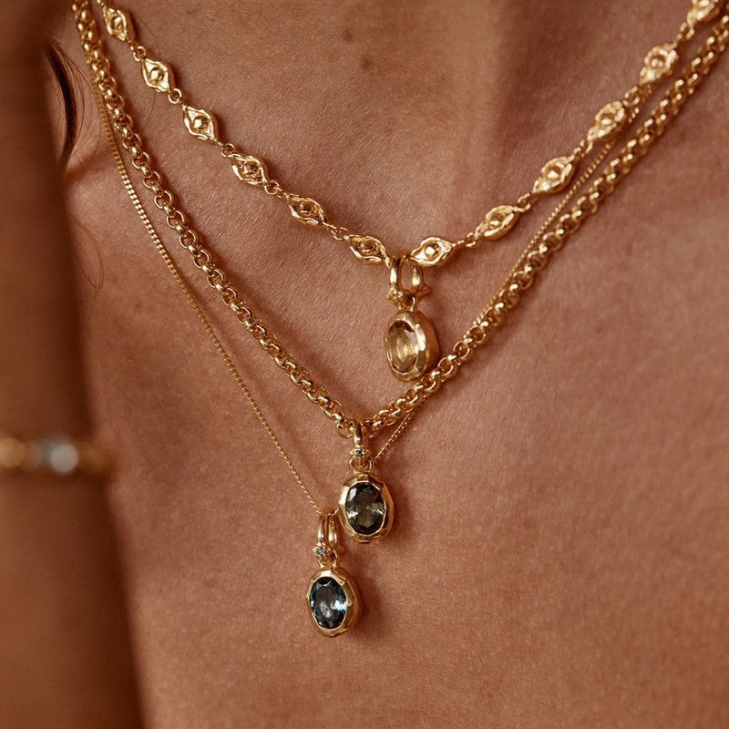 Zodiac Birthstone Zirconia Necklace DIY Set
