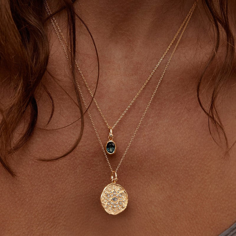 Zodiac Birthstone Zirconia Necklace DIY Set