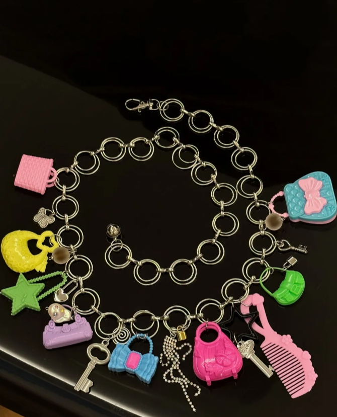 Cyber Punk Vintage Chunky Metal Waist Chain, Trendy Jewelry, Y2KAccessories, Perfect Unique Handmade Gift