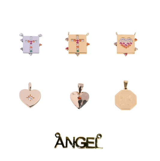 Colorful Zirconia Pendant DIY Jewelry Components