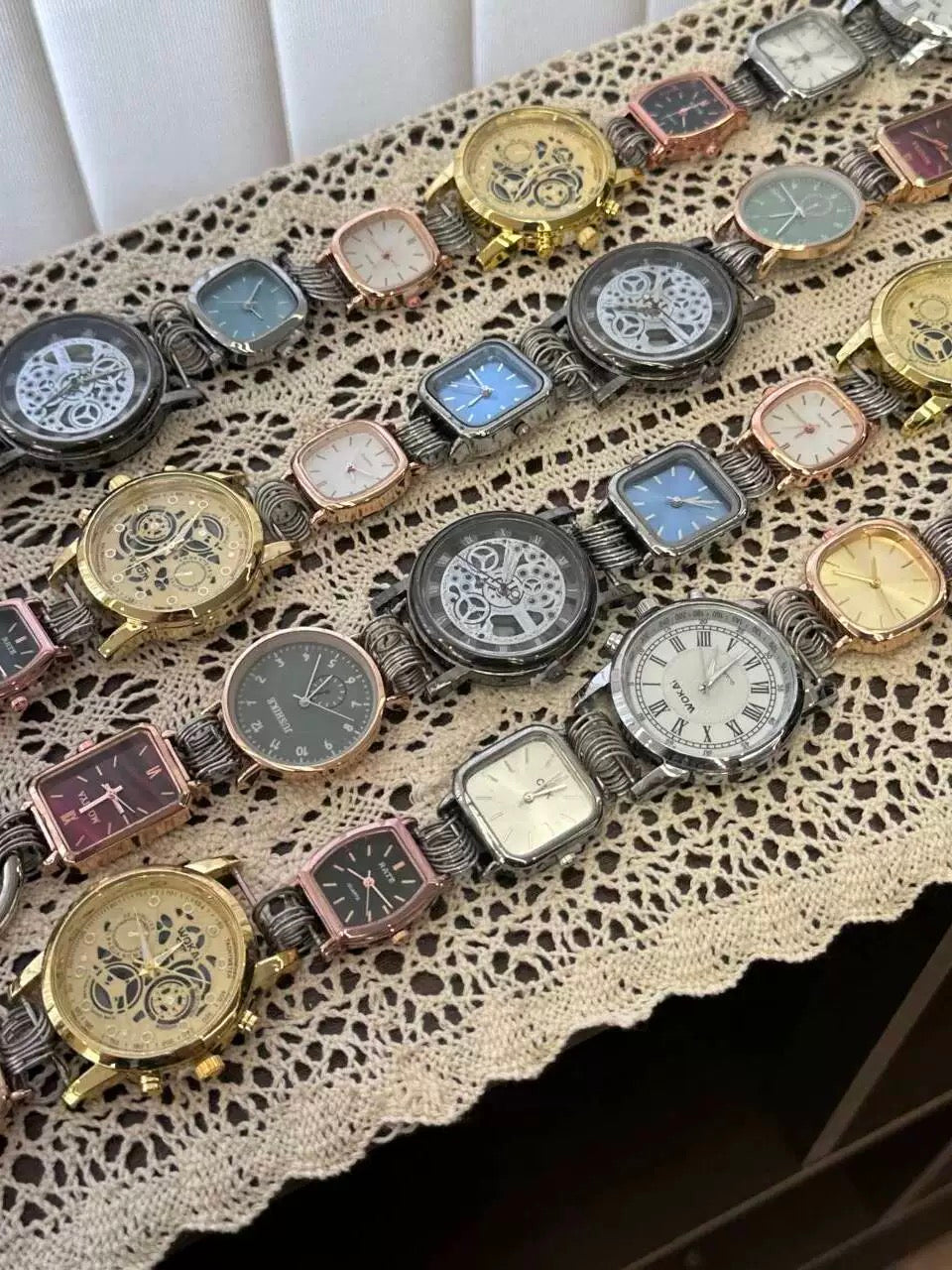 Conspicuous Bag Vintage Watch Dial Strap Heavily Engineered Saddle Bag Ins Dark Slanted Crossbody Watch Dial Bag