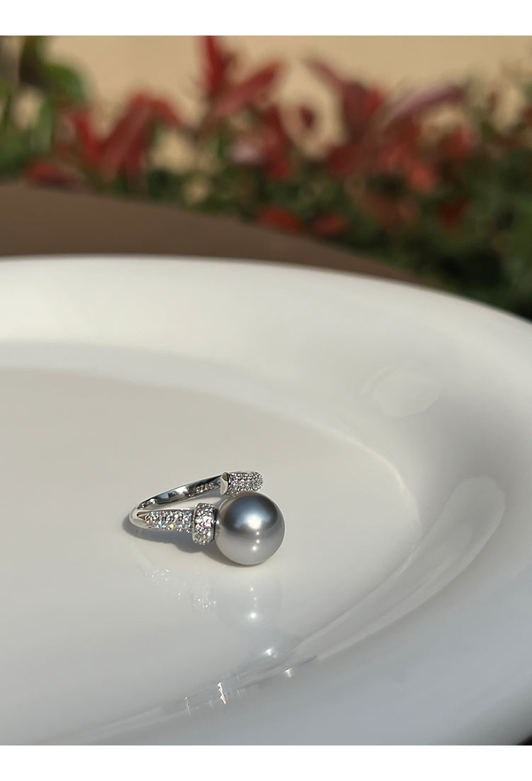 S925 Sterling Silver Pearl Ring