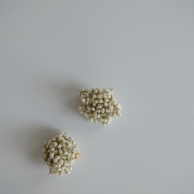 MoJone Handmade Original  Vintage Bead Sterling Green Earrings for Female