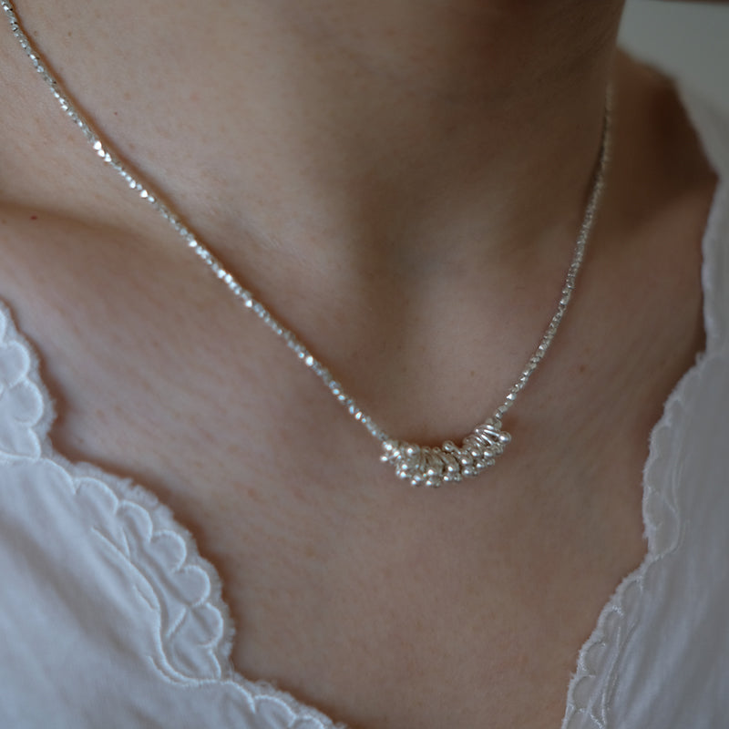 MoJone Handmade Original Sterling Silver Choker Necklace