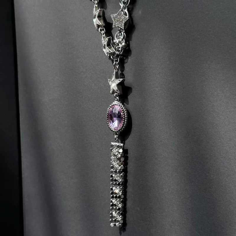 Vintage Star Necklace Y Necklace Choker Charm Jewelry for Women and Girls