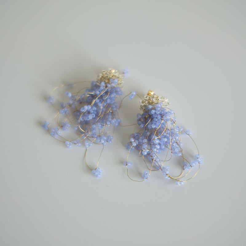 MoJone Handmade Original Bead Fringe Colorful Earrings and Clips for Female