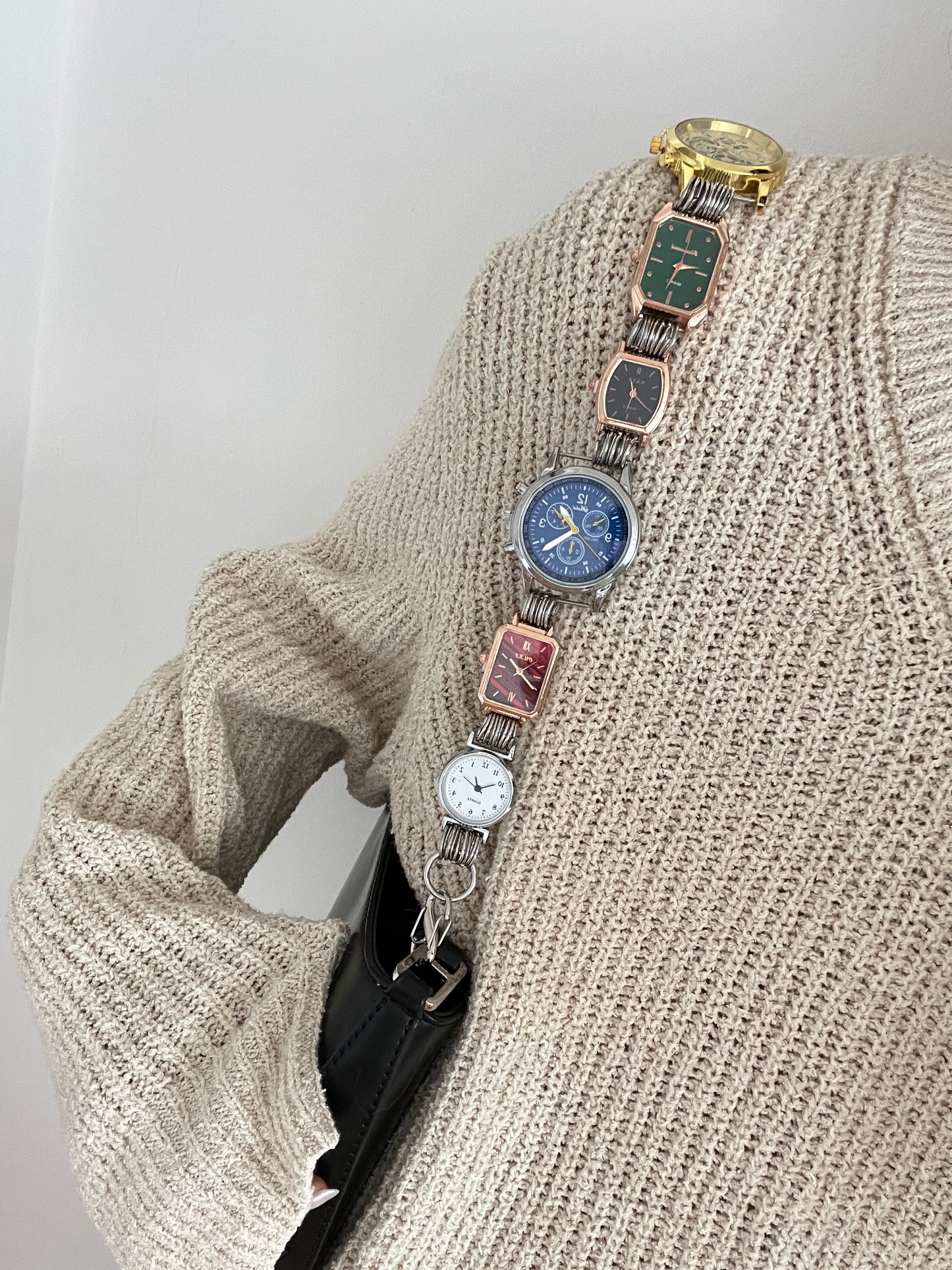 Cyberpunk Retro Multicolor 11 Watch Bag Strap