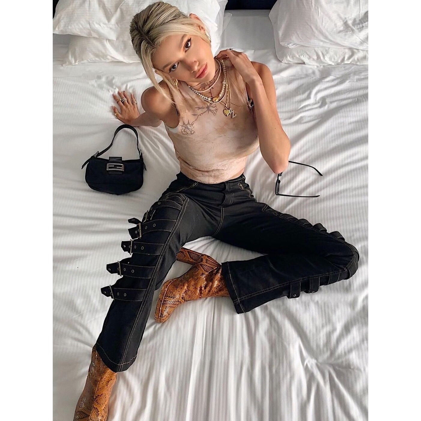 Vintage Minor Freshwater Pearl Necklace, Diamond-Studded Heart Locket, Stackable Layered Chain