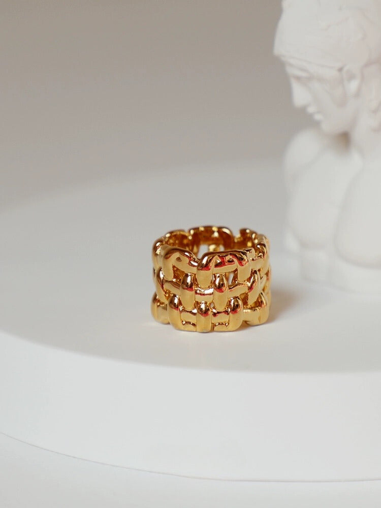 Exclusive Gold-Plated Original Design Ring Collection – Artisan Crafted Elegance