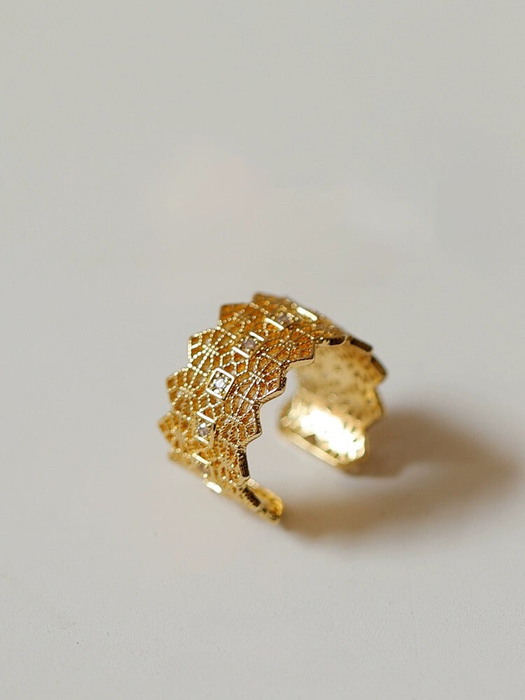 Exclusive Gold-Plated Original Design Ring Collection – Artisan Crafted Elegance