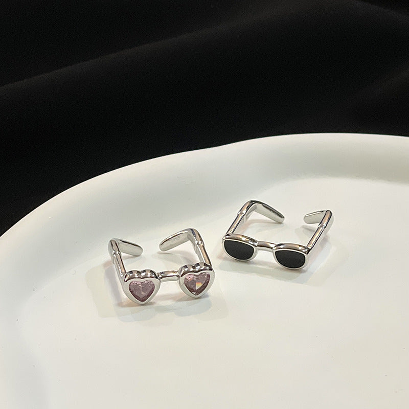 Couples' Eye Ring, Sunglasses Ring for men and women, Couples Ring, Adjustable Open Ring