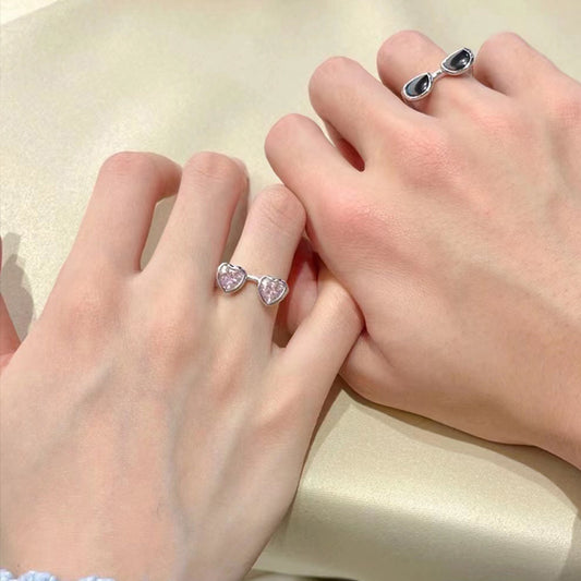 Couples' Eye Ring, Sunglasses Ring for men and women, Couples Ring, Adjustable Open Ring