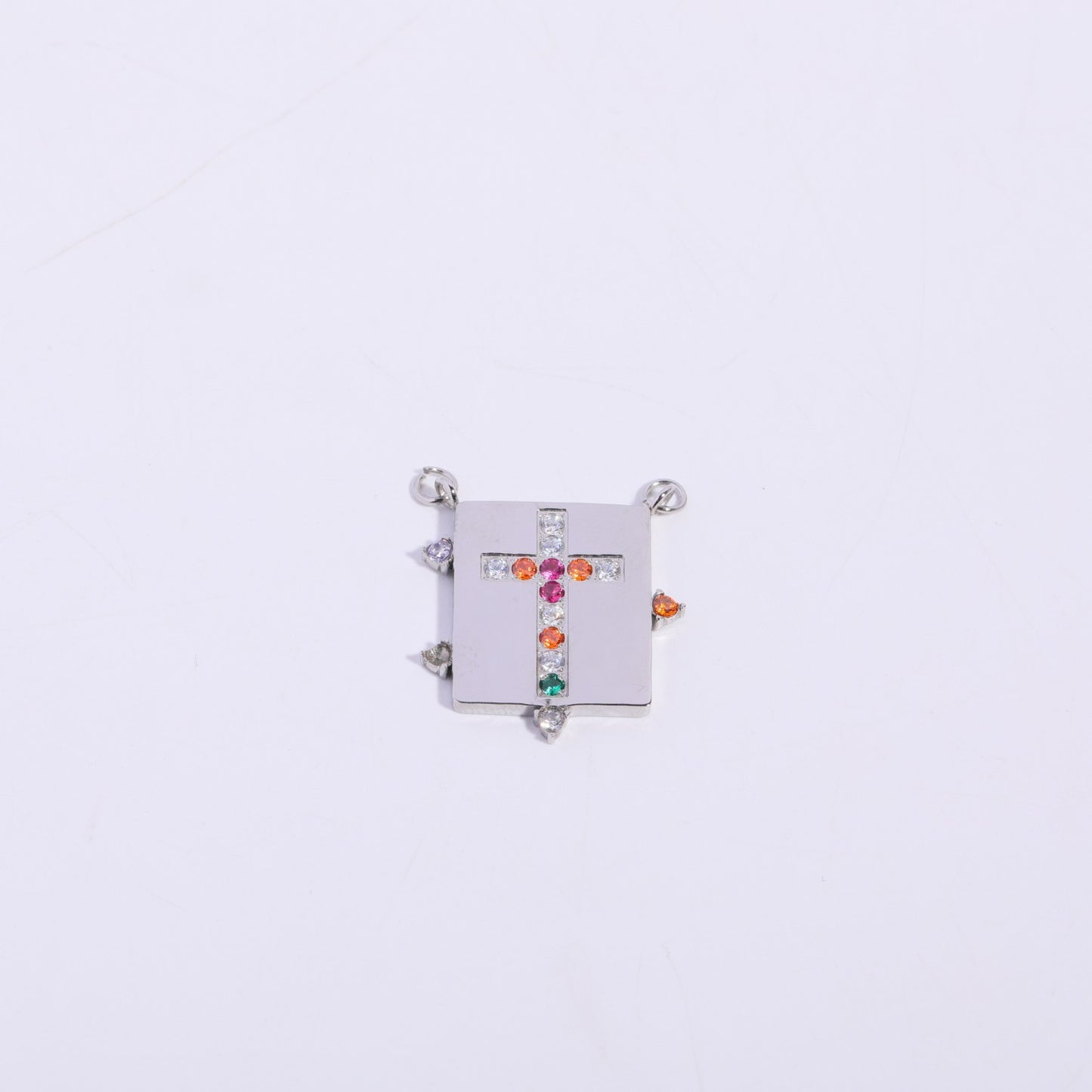 Colorful Zirconia Pendant DIY Jewelry Components