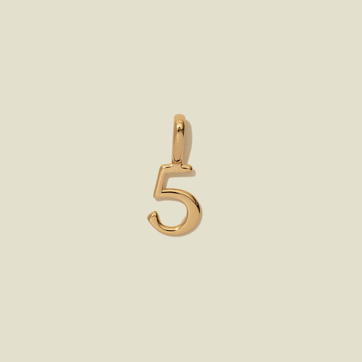 18K Gold Plated Number DIY Necklace