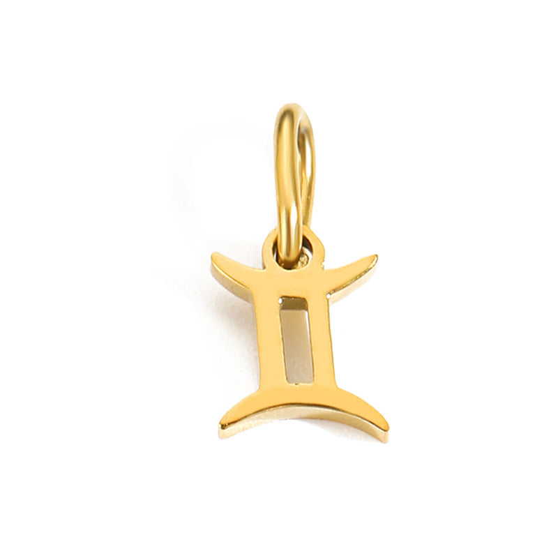 Zodiac Constellation Stainless Steel Pendant