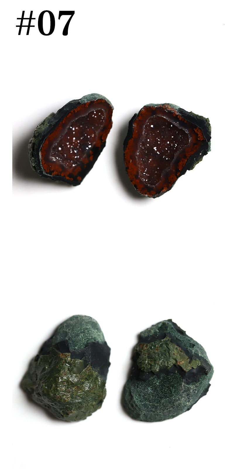 Natural Mexican Mini Agate Crystal Cave Earrings, Raw Mineral DIY Pendant Accessory