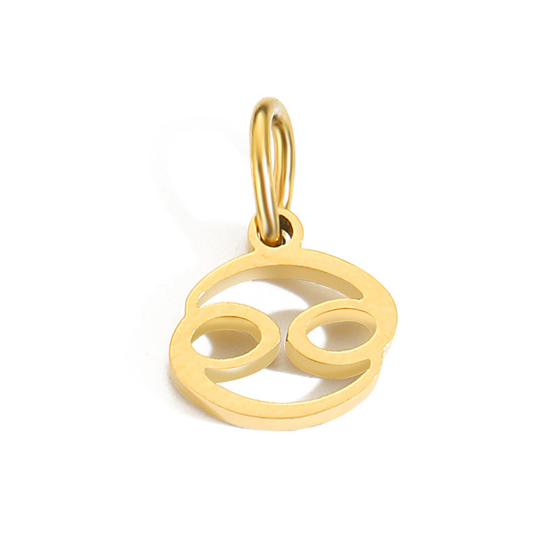 Zodiac Constellation Stainless Steel Pendant