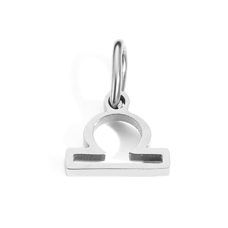 Zodiac Constellation Stainless Steel Pendant