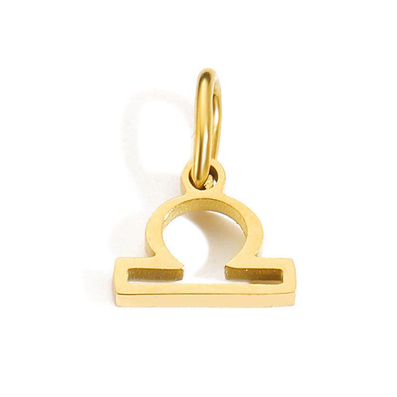Zodiac Constellation Stainless Steel Pendant
