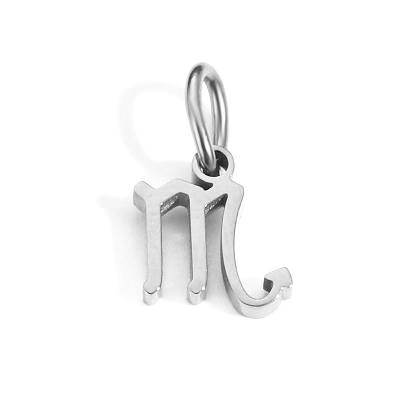 Zodiac Constellation Stainless Steel Pendant