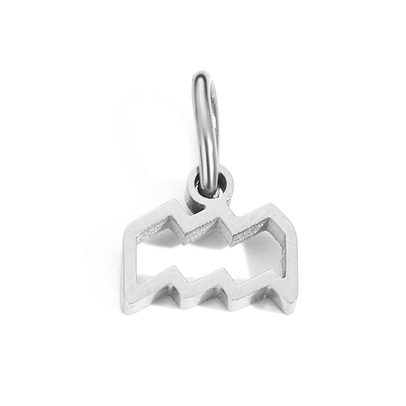 Zodiac Constellation Stainless Steel Pendant