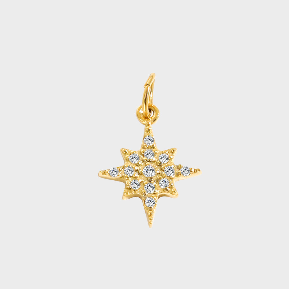 Personalized Zirconia Number and Letter Pendant Necklace