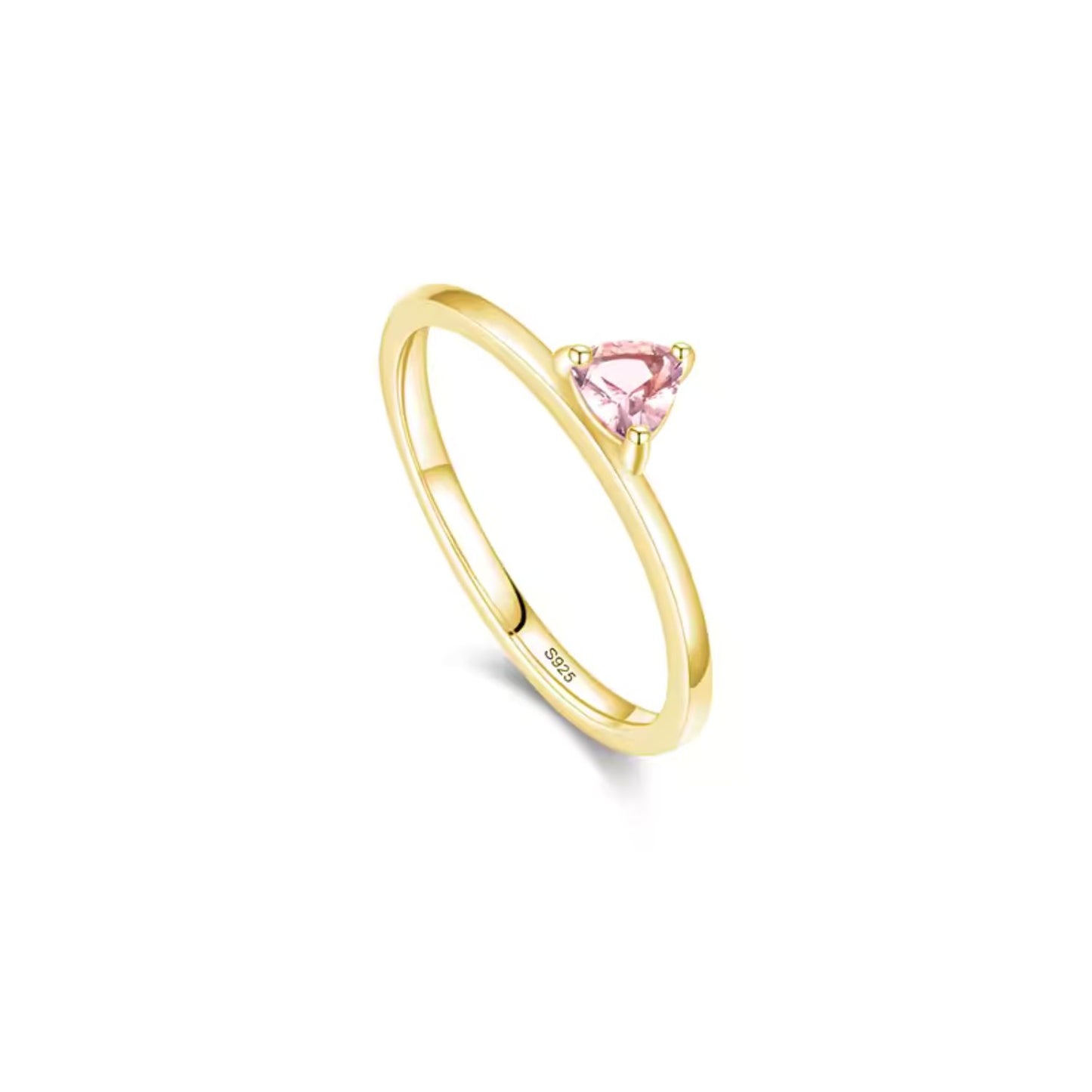 S925 Sterling Silver Ring with Australian Opal and Morganite, A Trendy Minimalist and Luxurious Design for Women