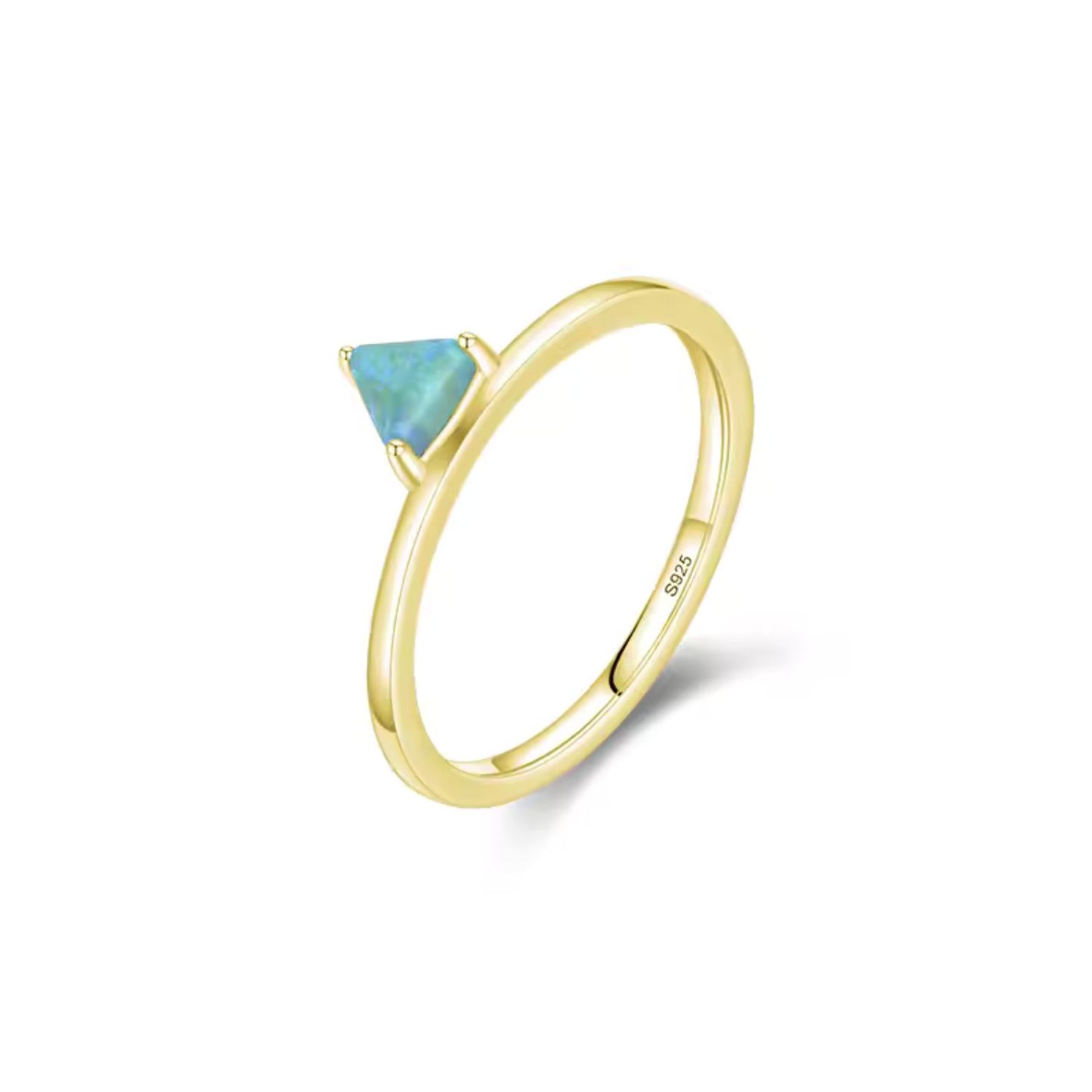 S925 Sterling Silver Ring with Australian Opal and Morganite, A Trendy Minimalist and Luxurious Design for Women